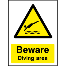 Beware Diving Area